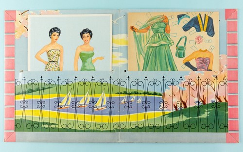 Vintage Original 1954 Whitman ELIZABETH TAYLOR Paper Dolls #2112:25 UNCUT - Picture 5 of 16