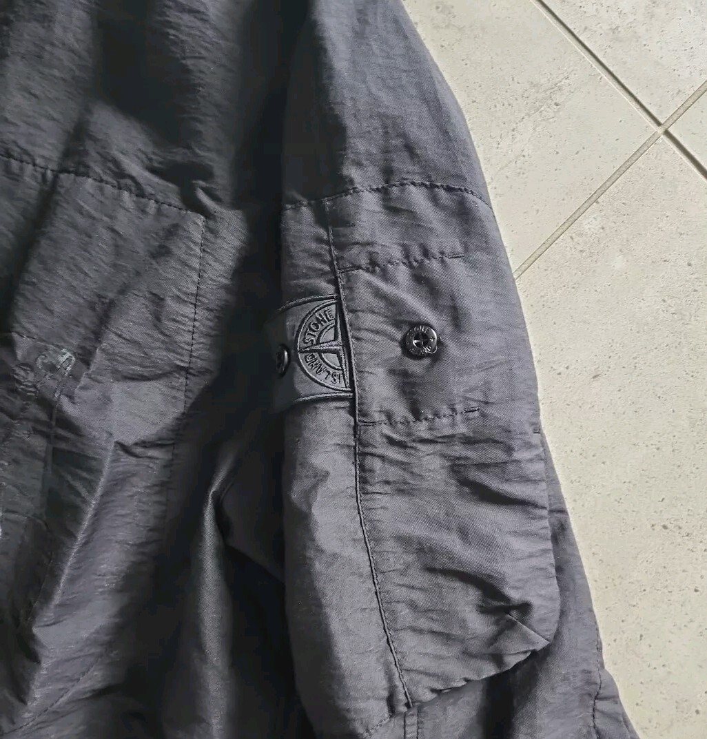 Made In Italy Stone Island Shadow Project Nyco Overshirt Jacket Black L image 2