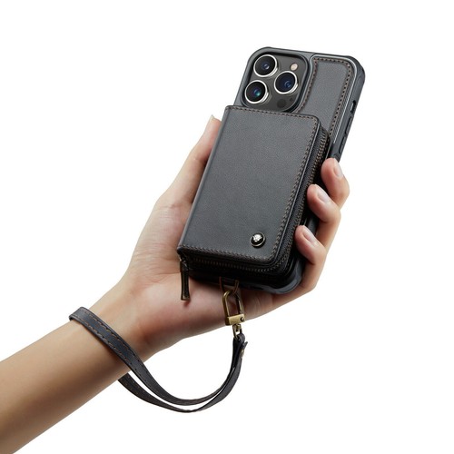 Zipper Card Wallet Leather Case For iPhone 17Air 14 13 12 15 16 11 Pro Max Cover - Picture 59 of 74