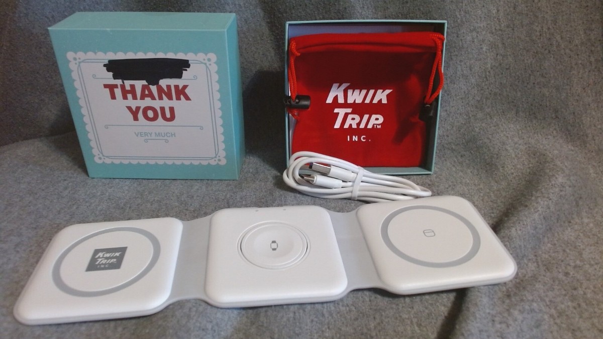 juul charger kwik trip KWIK TRIP WIRELESS CHARGER FOR APPLE. 2024 EMPLOYEE GIFT 🎁 ⛽