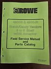 Rowe 4900S 4900Jr Snack Candy Service Parts Manual Bill Acceptor