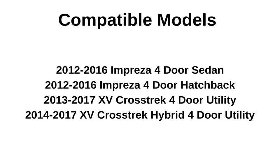 Fits Subaru XV Crosstrek Impreza Passenger Right Side Front Door Window Glass Foto 2 de 4