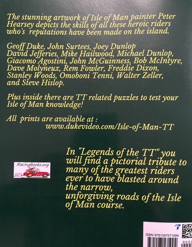 Legends of the TT -Records & Track Heros-Peter Hearsey Artwork-Hailwood, Dunlop. - Picture 2 of 5