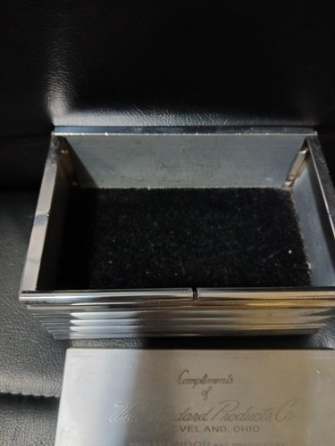 Vintage Zigarren Humidor aus verchromtem Aluminium The Standard Products Co. Cleveland - Bild 6 von 10