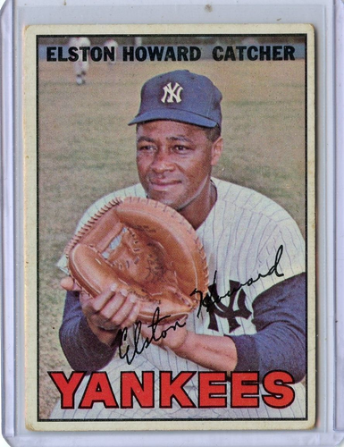 1967 Topps Elston Howard New York Yankees #25 ππ³π₯ VG+
