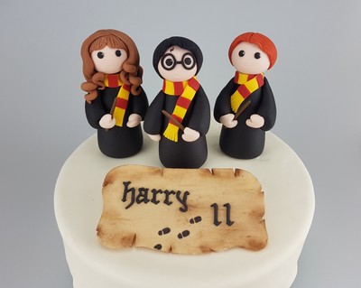 Wizard Ideal For Harry Potter Cake Topper 3d Hermione Ron
