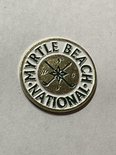 Myrtle Beach National Golf Courses 1" Coin Style Golf Marker - Myrtle Beach, SC