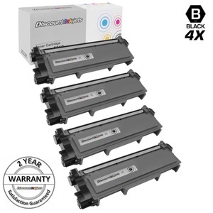 4PK-High-Yield-BLACK-Toner-for-Brother-TN660-TN-660-HL-L2340DW-HL-L2360-HL-L2380