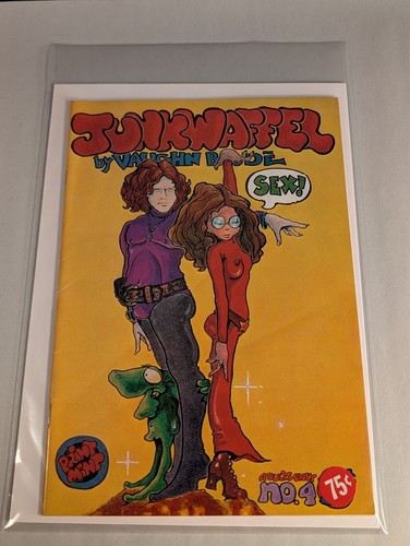 Junkwaffel 1 2 3 4 lotto run set bella forma 1972 fumetto sotterraneo Vaughn Bode! - Foto 5 di 18
