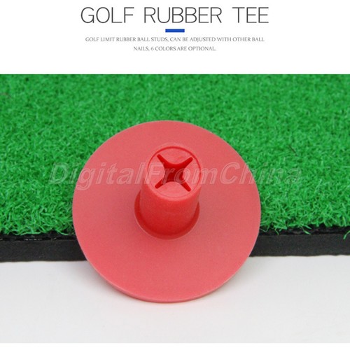 3 piezas camiseta de golf de goma de 38 mm campo de conducción camisetas soporte de golf herramienta de práctica de golpeteo - Imagen 5 de 16
