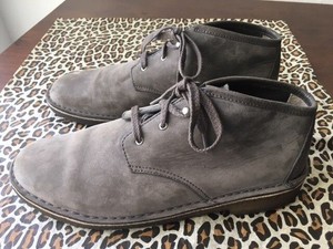 clarks gray boots