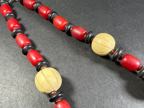 V4 Hippie Era 70s old one of a kind Handmade Rare Gypsy Tribal Necklace Nepal - 第 5/6 張圖片