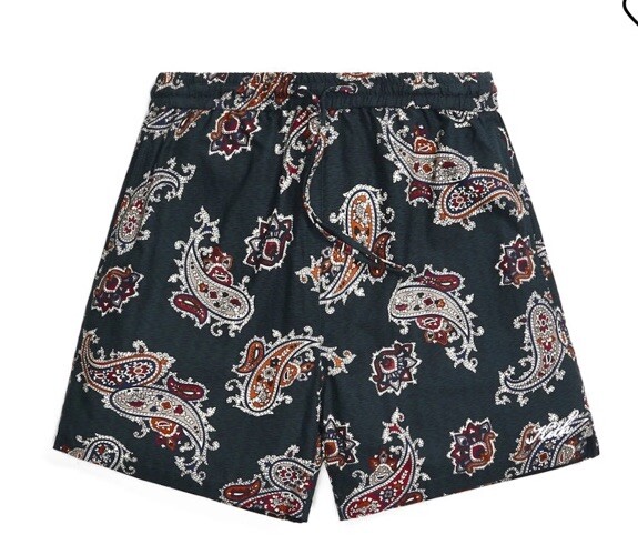 KITH Silk Cotton Printed Active Shorts 