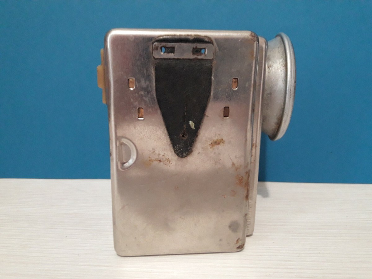 Lampe LED Chemin De Fer Vintage Portable USB Grise - Railroad Lantern Barebones Living 819665012828