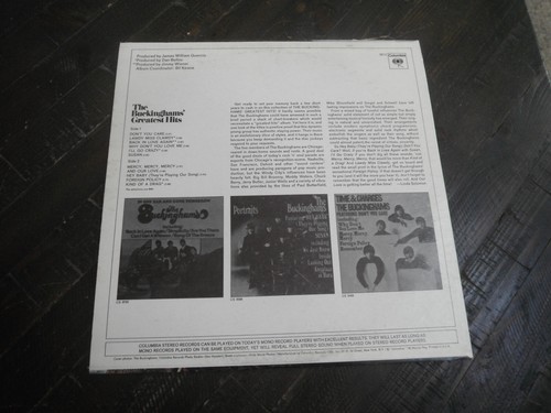 The Buckinghams Greatest Hits Columbia Vinyl LP - Picture 2 of 3