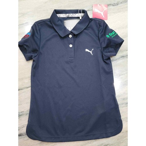 Puma Girl's Essential Golf Polo Navy Blazer Size Medium NWT - Picture 2 of 19