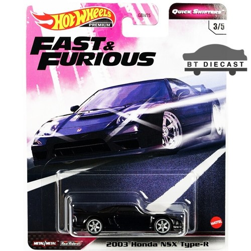 HOT WHEELS FAST & FURIOUS 2003 HONDA NSX TYPE R 1/64 DIECAST BLACK GJR80 - 第 1/1 張圖片