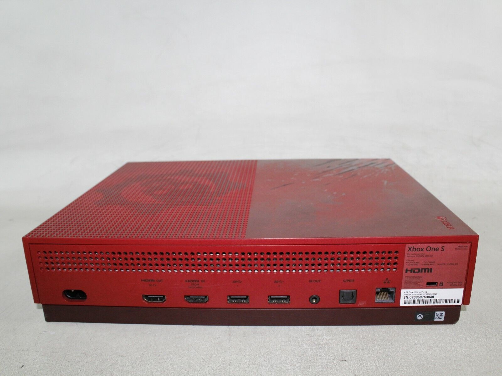 Microsoft Xbox One S Gears of War 4 Limited Edition 2 TB Crimson Red  Console for sale online