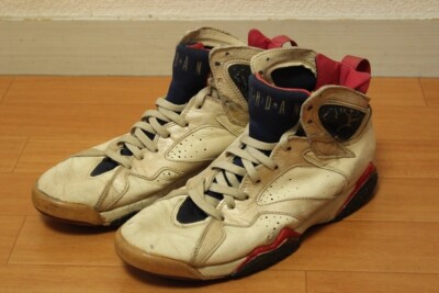 【新品未使用】AIR JORDAN 7 (オリンピック オリジナル) NIKE AIR JORDAN VII White Barcelona Olympics Original