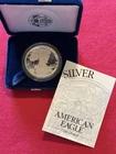 1oz 1994 P America Eagle Walking Liberty Silver Dollar Proof With COA