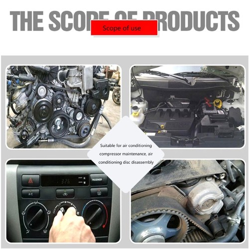 Car Air Conditioning Compressor Clutch Sucker Extractor Puller Installer ToolKit - Picture 3 of 7
