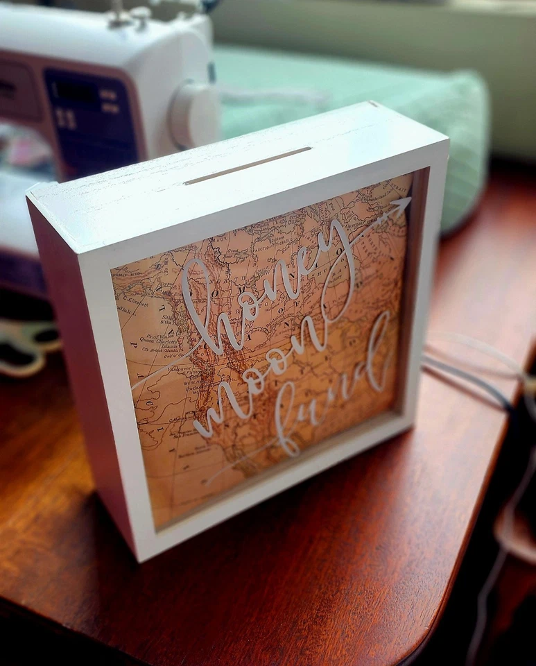 Honeymoon Fund Box / Wedding / Great Condition / Fast Ship! - Image 2 of 2