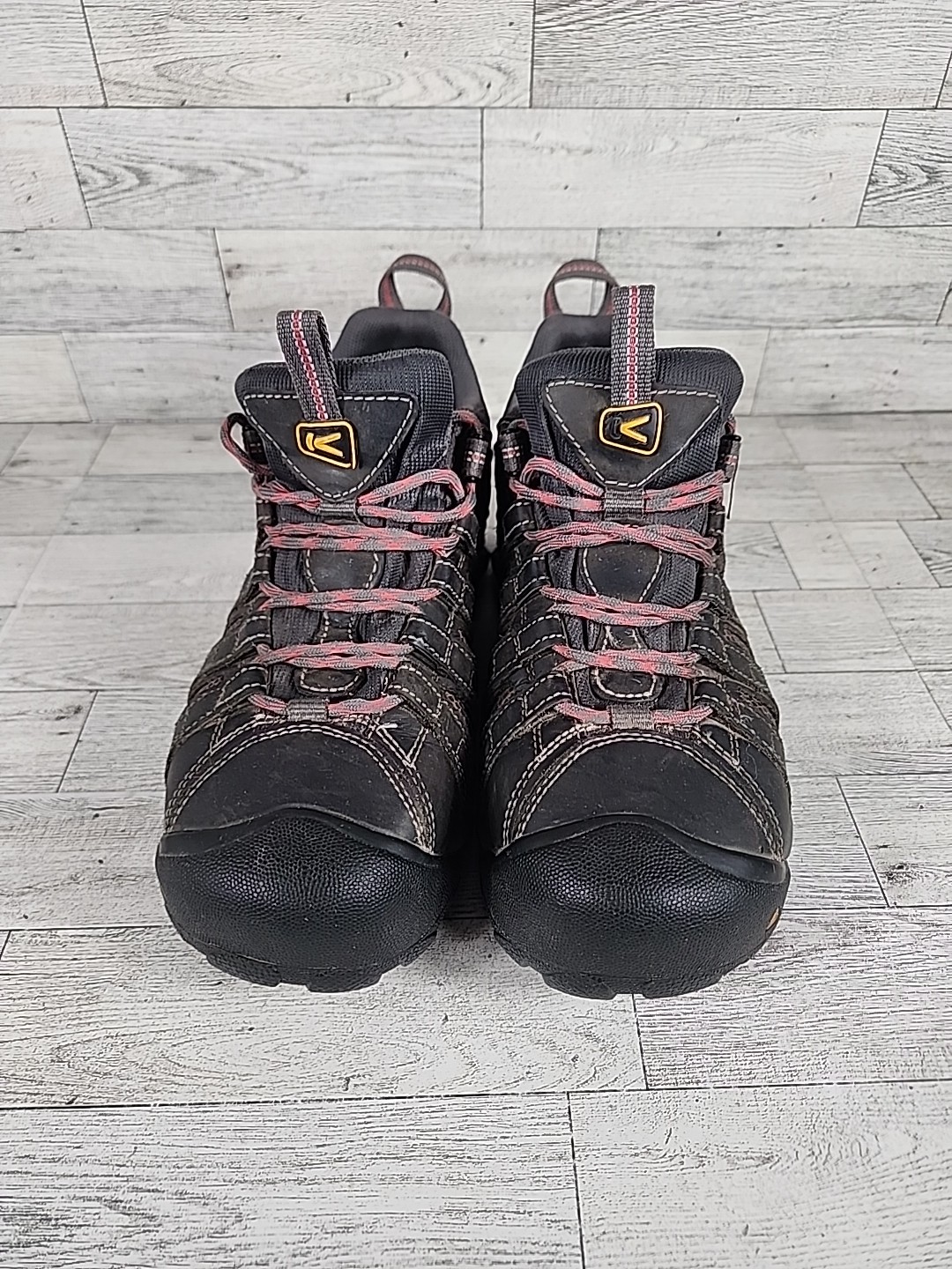 Scarpe da lavoro utility KEEN Flint basse donna 9 5 W grigio punta acciaio ASTM F2413 11