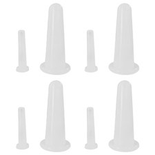 8 Pcs Transparent Massage Cupping,Silicone Mini Facial Cups for Face, Neck, Back