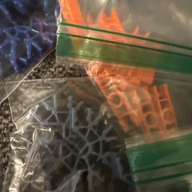 KNEX Rods & Connectors Mix w/Wheels Classic Parts  K'NEX Pieces