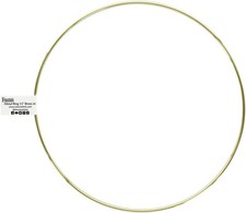 Metal Craft Rings 11" Brass Hoops for Macrame Projects and Home Decor
