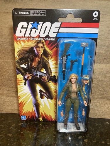 G.i.joe Classified Cover Girl Courtney Krieger NEW Retro Cardback In Hand!