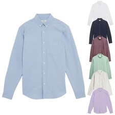 M&S Oxford Cotton Long Sleeve Shirt