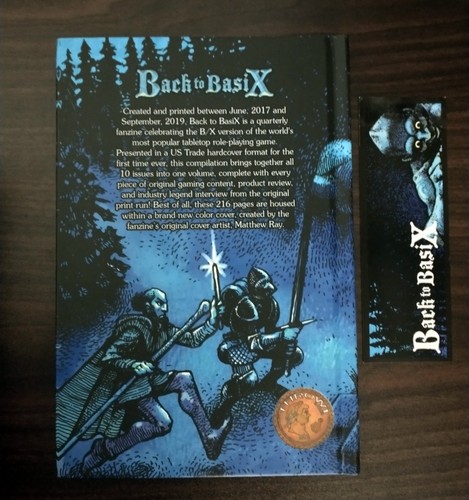 Back to BasiX Issues 1-10 Compilation 2021 Throwi Games OSR B/X hardcover - Picture 2 of 2