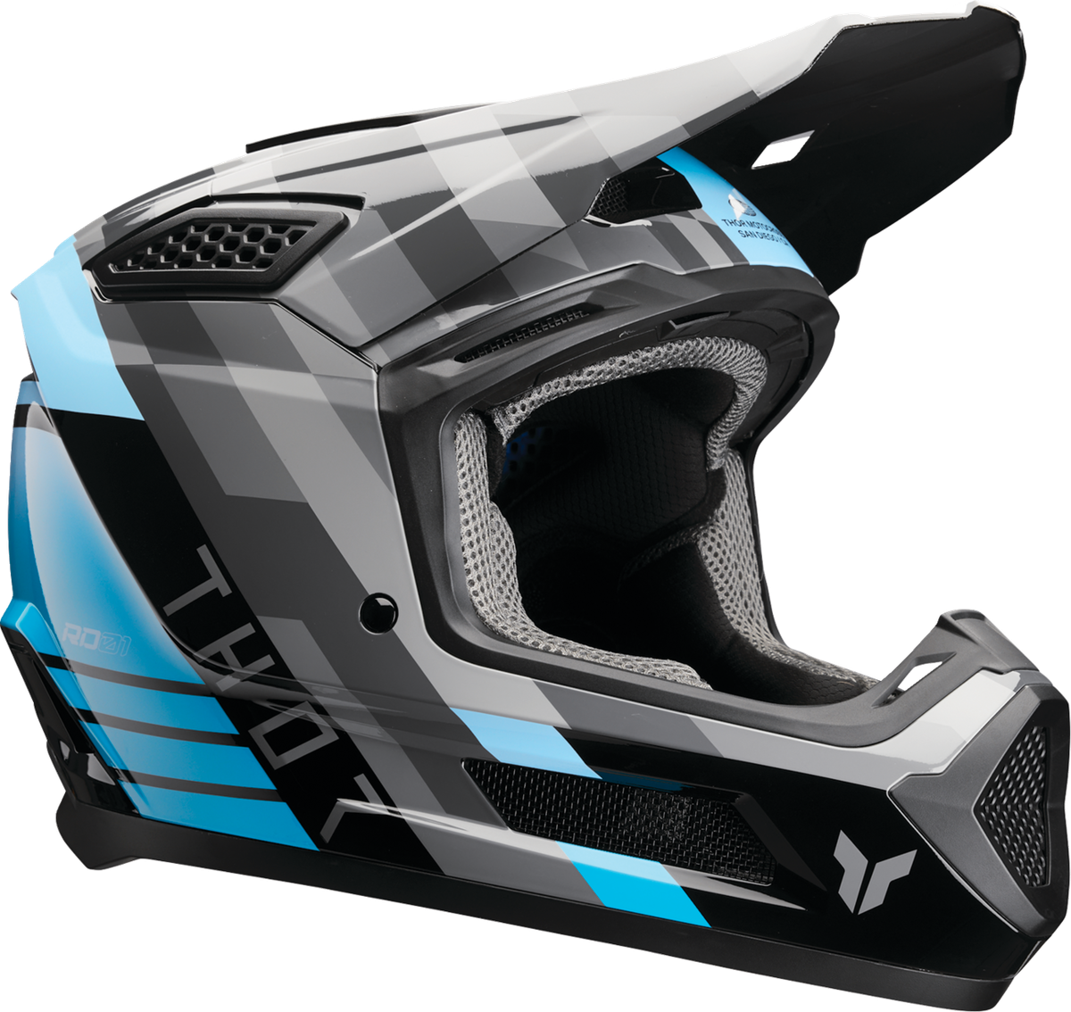 THOR Fleet Helmet - Camber - Black/Teal - Medium 0110-9419 | eBay