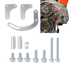 Billet SBC Power Steering Pump Bracket Adjustable LWP Mount for Chevy 350