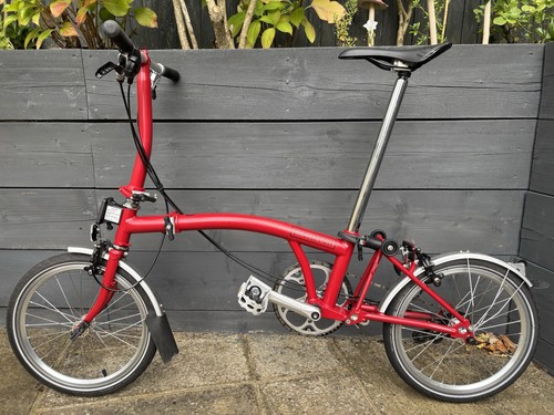 Brompton C Line Faltrad S2L Explore in House rot - kaum benutzter Zustand - Bild 2 von 22