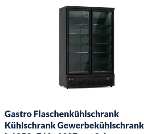 Gastro GETRÄNKE-KÜHLSCHRANK Gastro 1000L-Abschließbar-w.NEU+LED Beleuchtung
