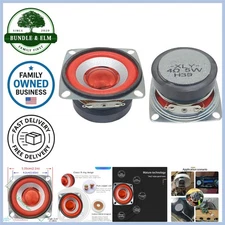 2 Pcs 4Ohm 5W Full Range Stereo Woofer Speakers Home HiFi Radio DIY Replacement