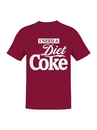Fun Diet Coke Graphic Tee Men's T-shirt - Picture 1 of 9