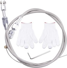 36" LS Swap Braided Throttle Cable Kit Compatible with 97-07 Chevrolet/Chevy...