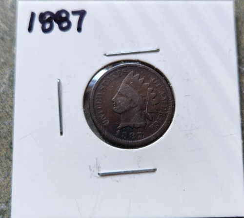 1887 Indian Head Cent Penny