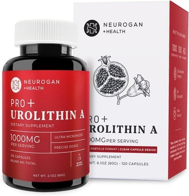 Neurogan Urolithin A PRO Capsules - 1000mg, 120 Ct - Advanced Cellular...