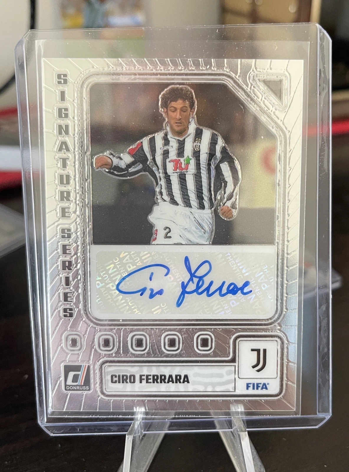 2023-24 Panini Donruss FIFA Signature Series Ciro Ferrara #SS-CF Auto