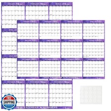 2026 Wall Calendar 24" x 36" Dry Erase Calendar for Wall from January 2026 to