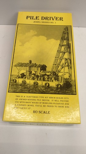 FSM Fine Scale Miniatures HO Jewel Series Kit #1 Pile Driver - Picture 2 of 7