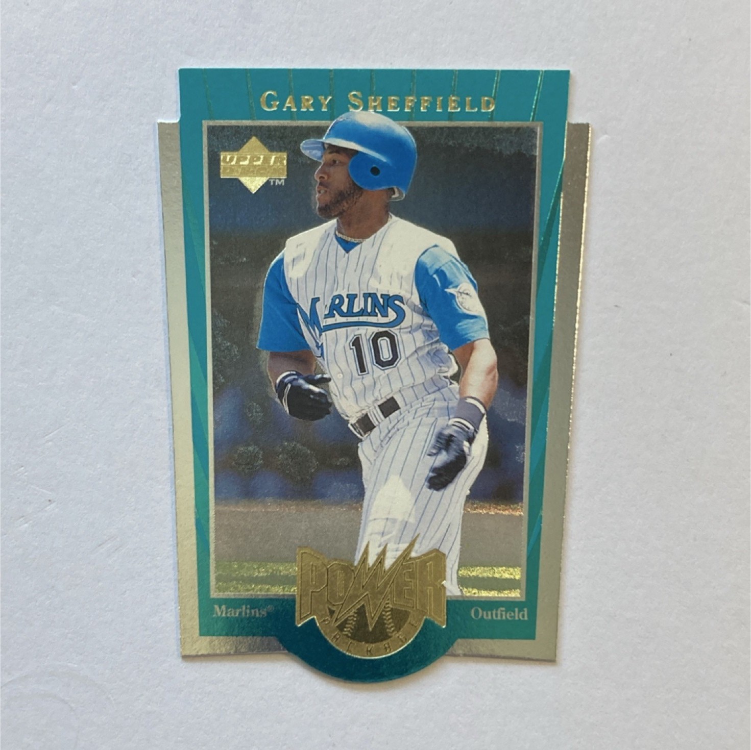 1997 Upper Deck Power Package Insert Gary Sheffield #PP11 Miami Marlins