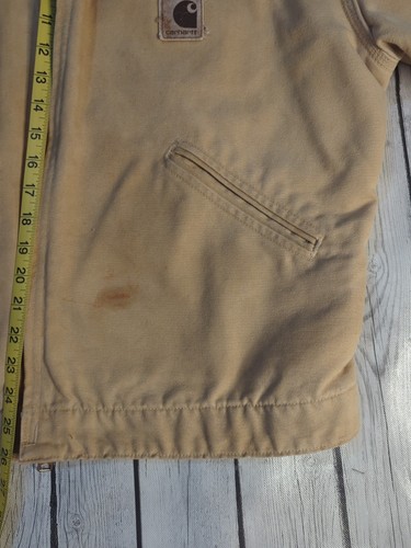 Vintage J43 Wet Blanket-Lined SandstoneDuck Detroit Jacket 1999 Lg - Bild 3 von 16