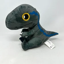 Kohls Jurassic World Blue Velociraptor Plush Stuffed Animal Dinosaur Cute 8"