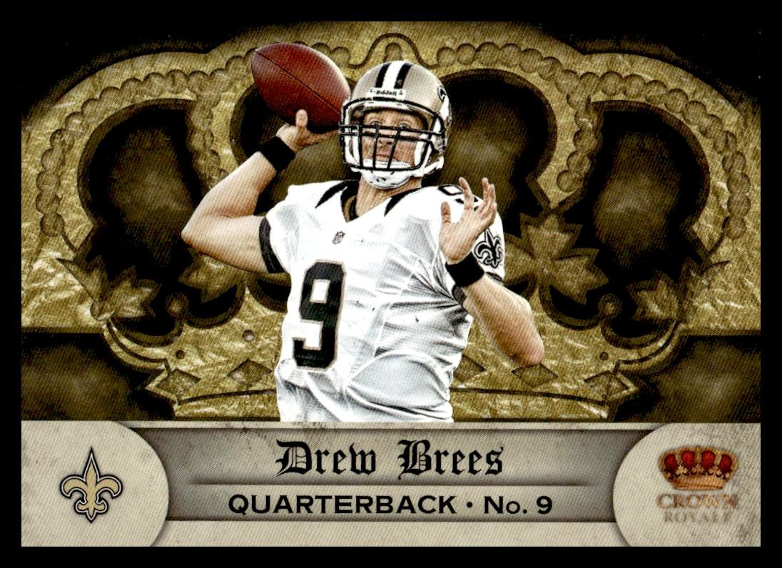 2012 Panini Crown Royale Retail #96 Drew Brees New Orleans Saints