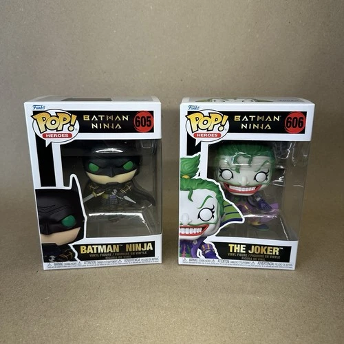 Funko Pop! Heroes  Batman Ninja #605 The Joker #606 New in package
